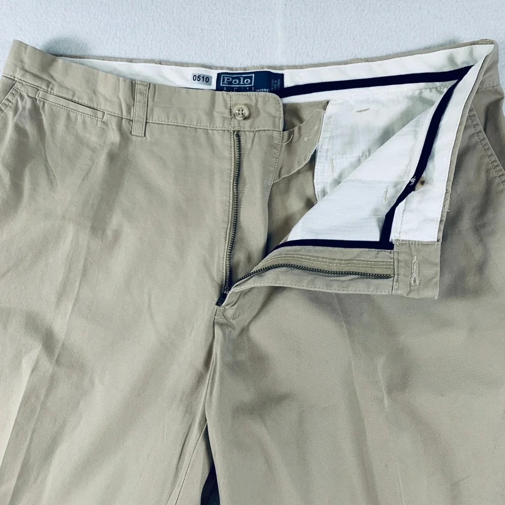 Polo Ralph Lauren Men's Classic Fit Chino‎ Pants Cotton Tan 36x31 (Tag 36x32)